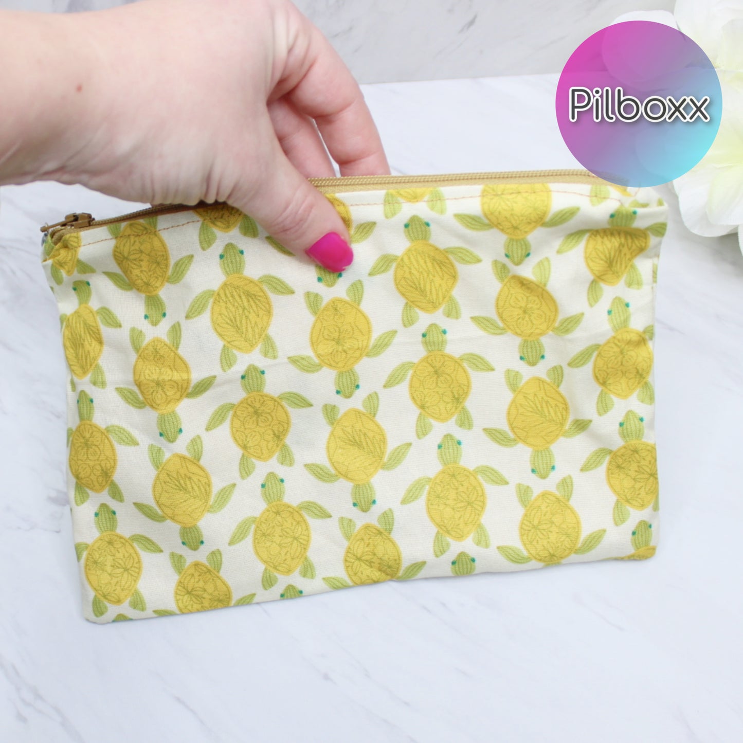 Sea Turtle Zipper Pouch