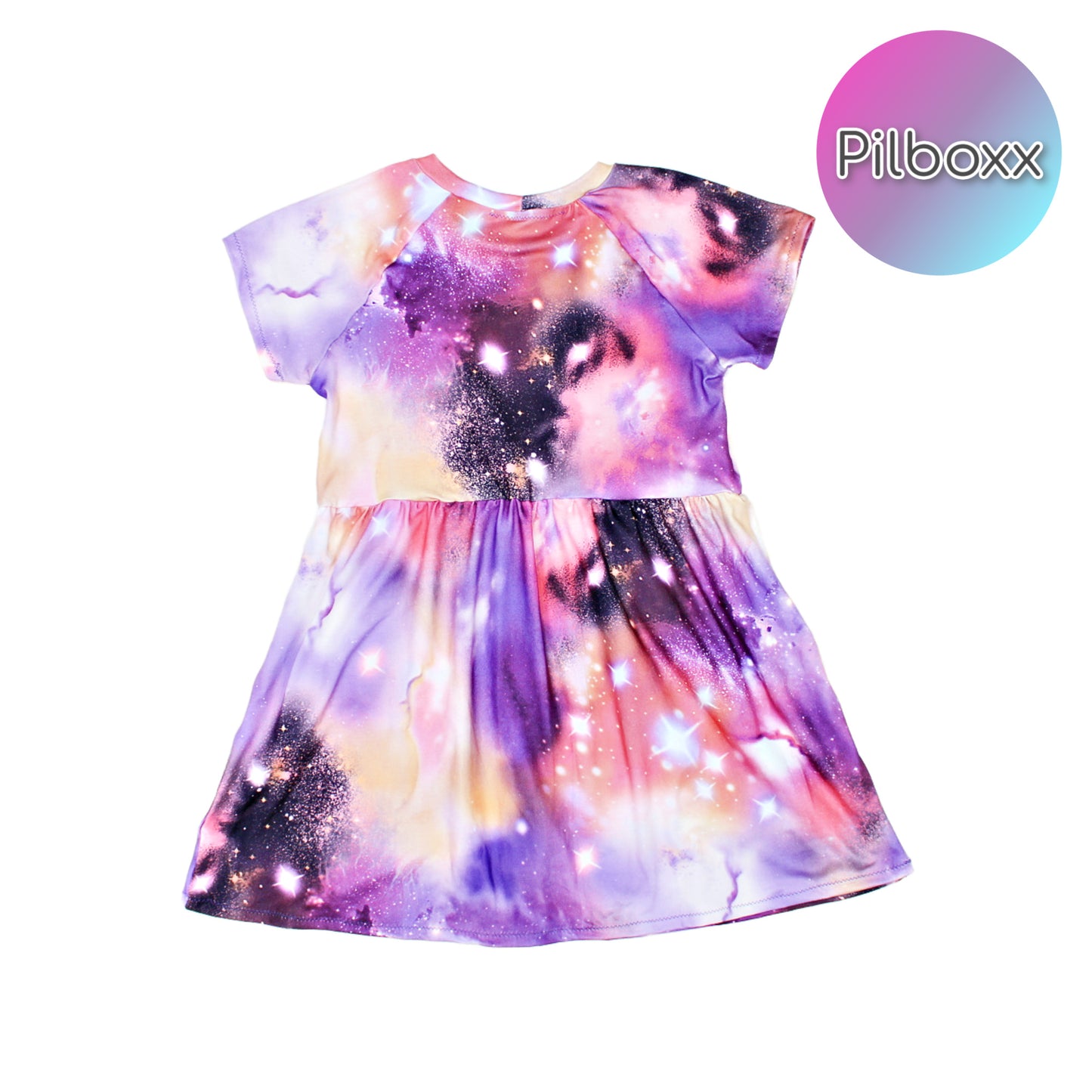 Purple Space Sundress for Girls, TAT 3-5 days