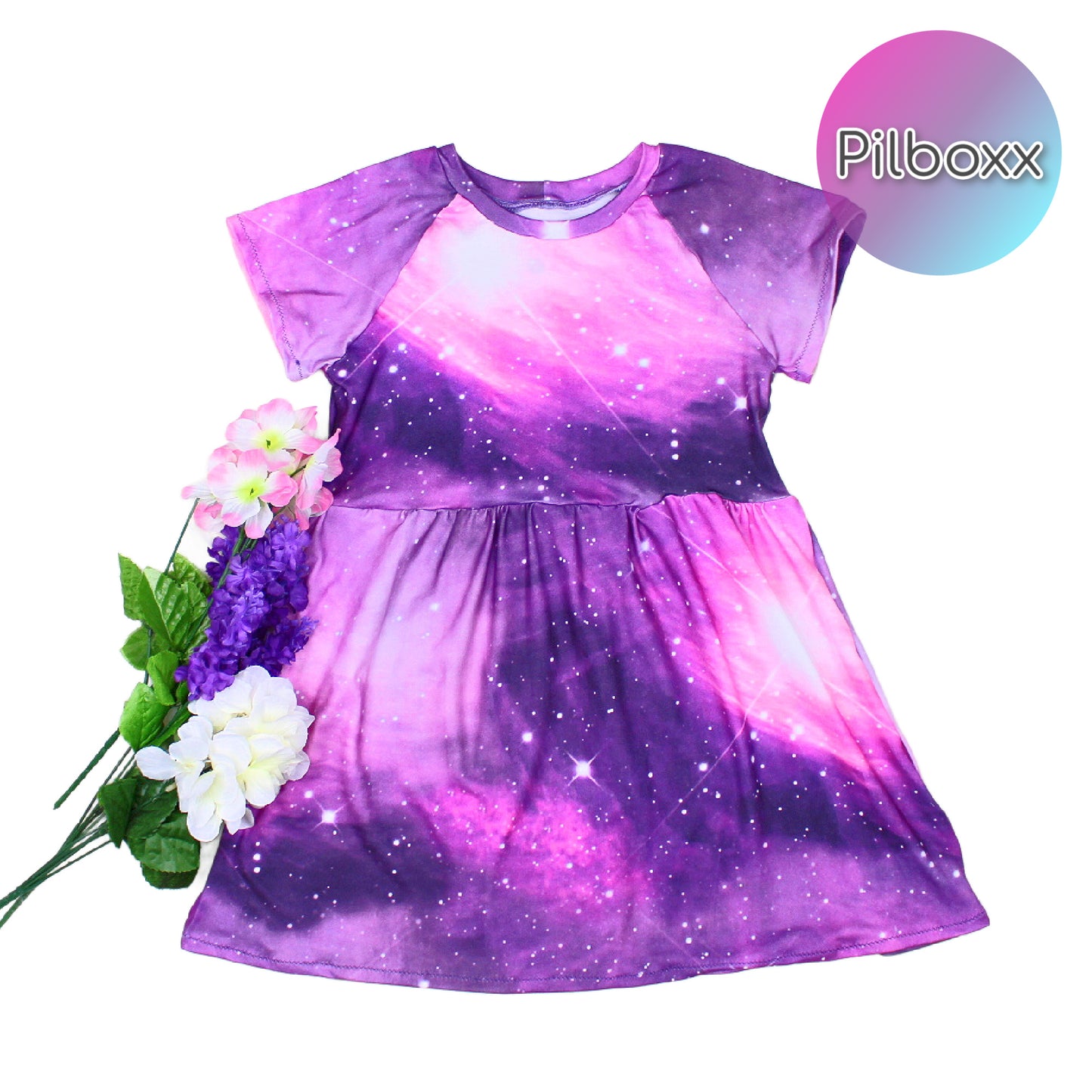 Pink Space Sundress for Girls, TAT 3-5 days