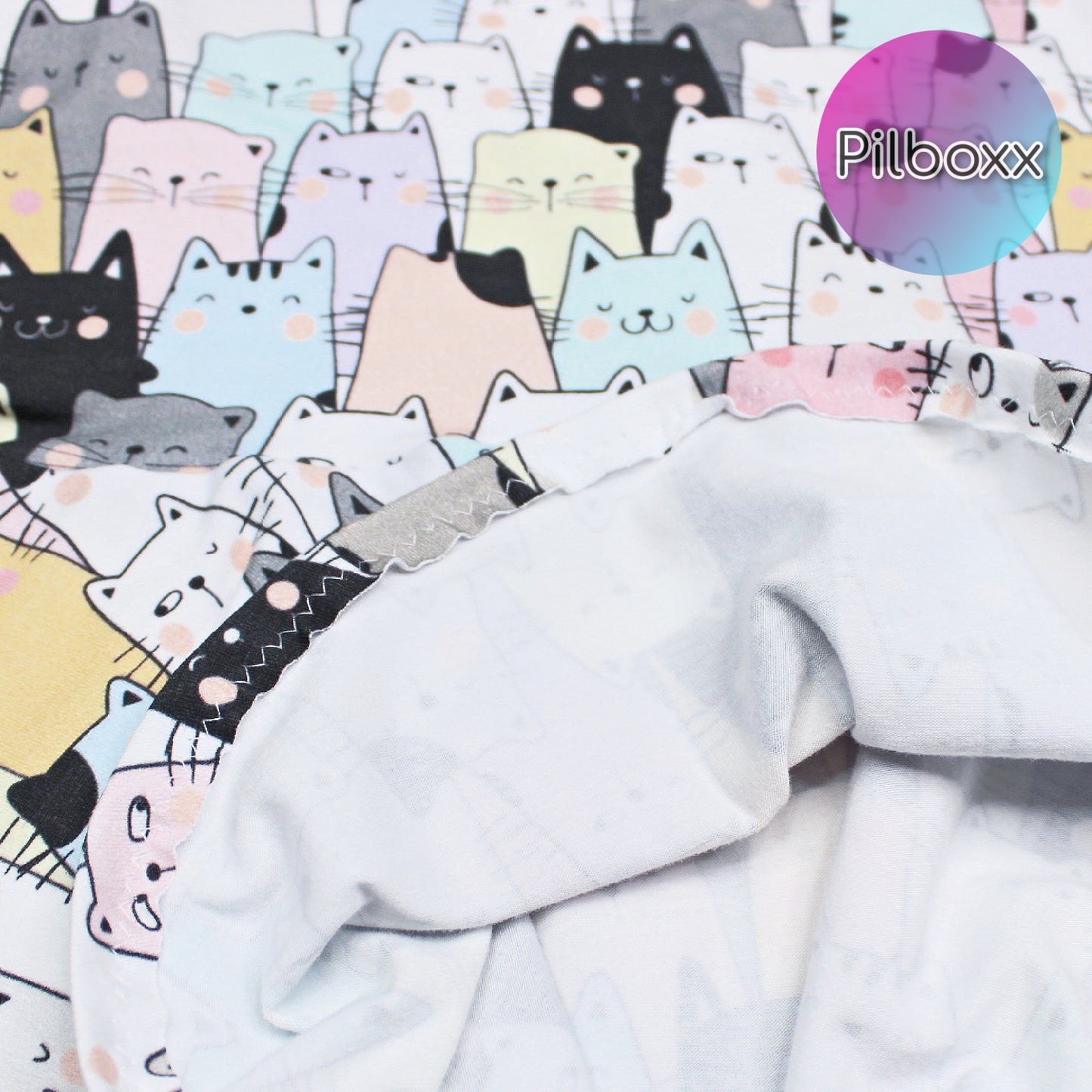 Cotton Cat Peplum Shirt for Girls, Ready to Ship