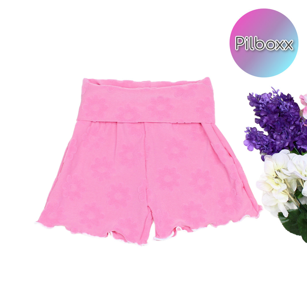 Flower Terry Shorts for Girls