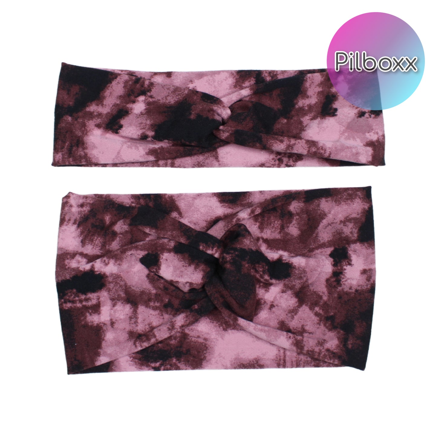 Purple Tie Dye Twist Headband