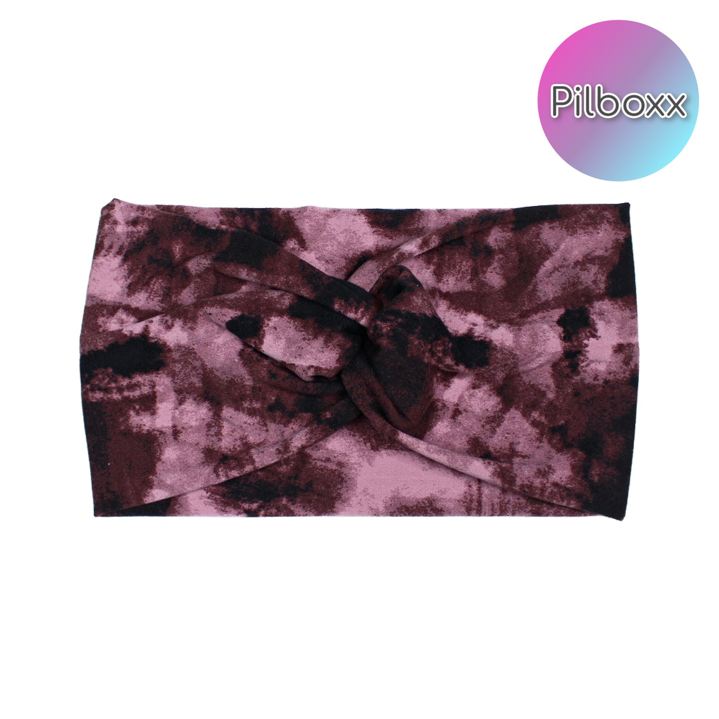 Purple Tie Dye Twist Headband