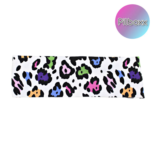 Rainbow Leopard Print Cotton Headband