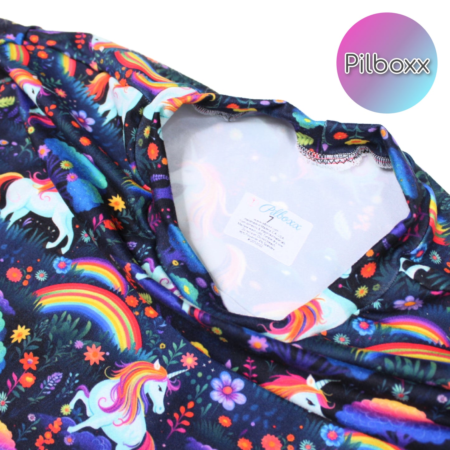 Unicorn Oversize Shirt and Short Set, Girls, TAT 1-2 weeks