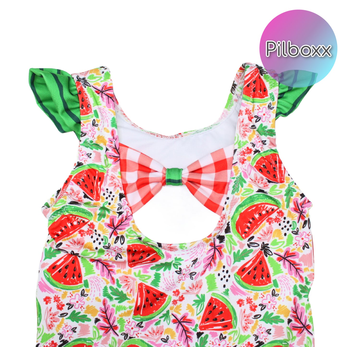 Watermelon One Piece Bathing Suit for Girls, TAT 3-5 business days