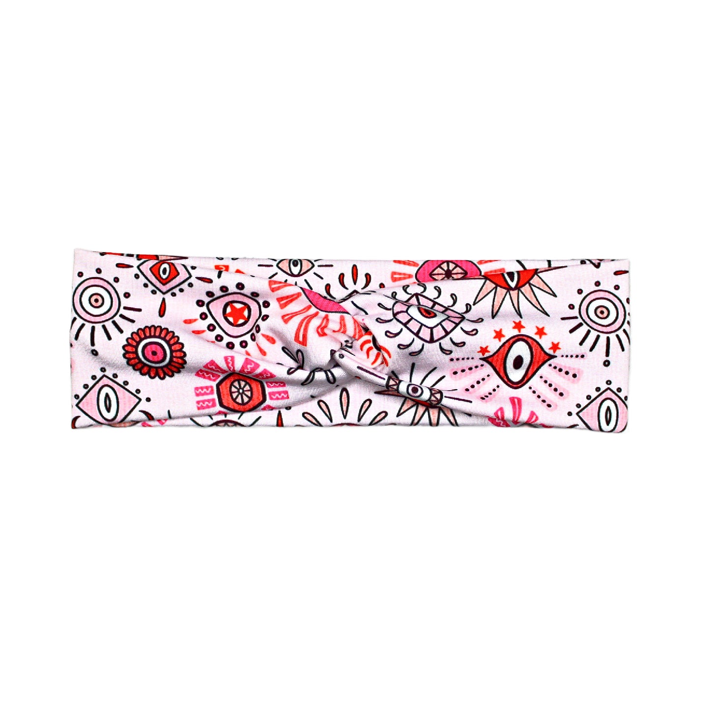 Mystic Eyes Twist Headband - Pink or Blue