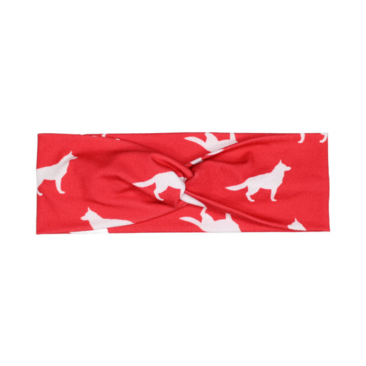 Red German Shepherd Headband