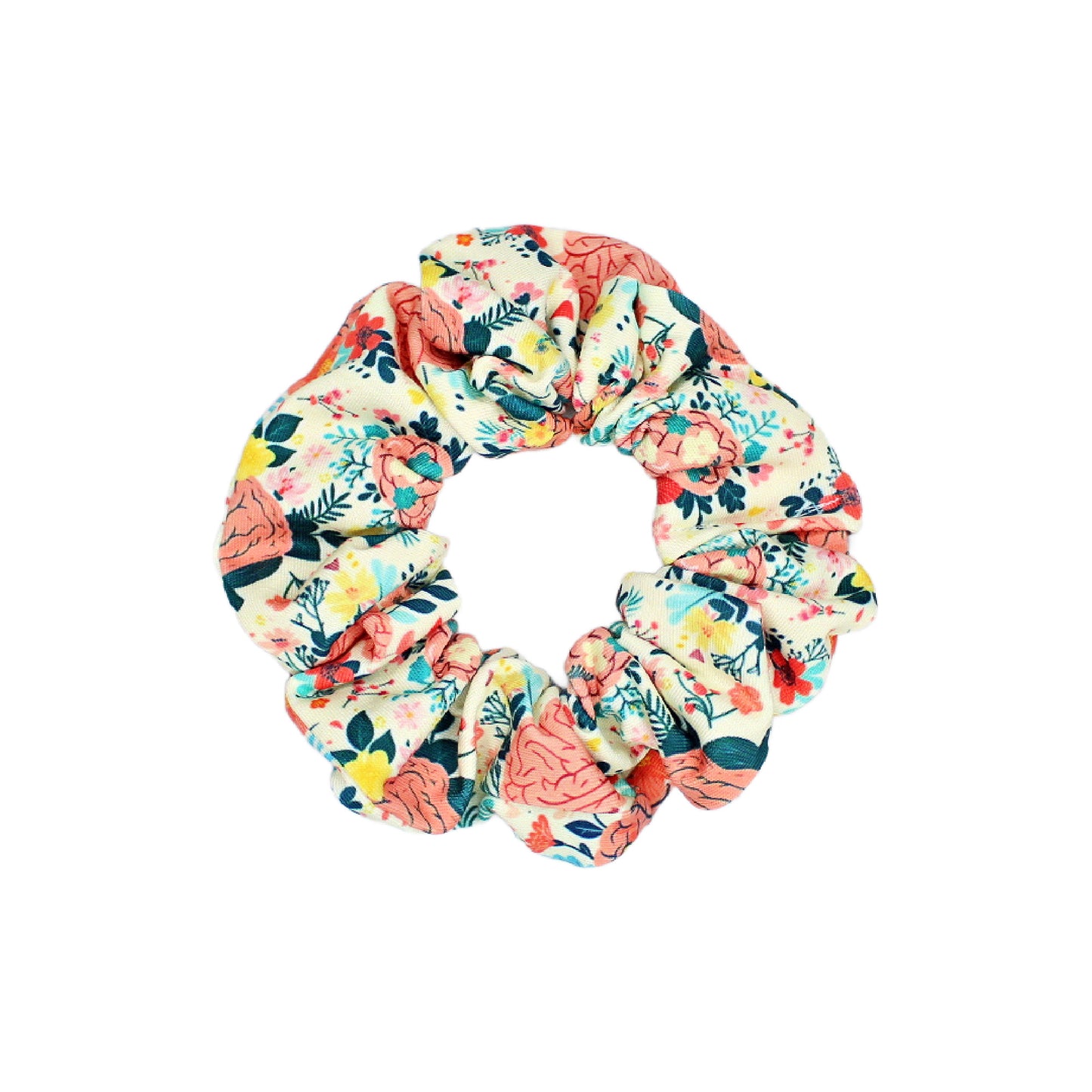 Floral Brain Twist Headband or Scrunchie