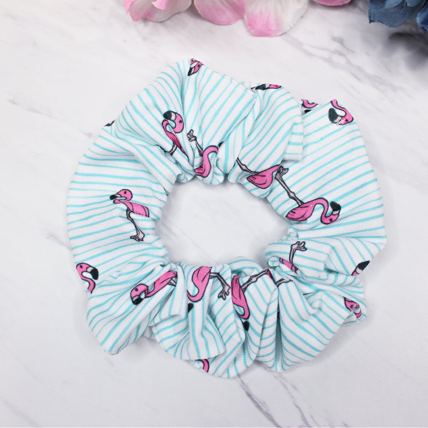 Flamingo Scrunchies, Set or Singles