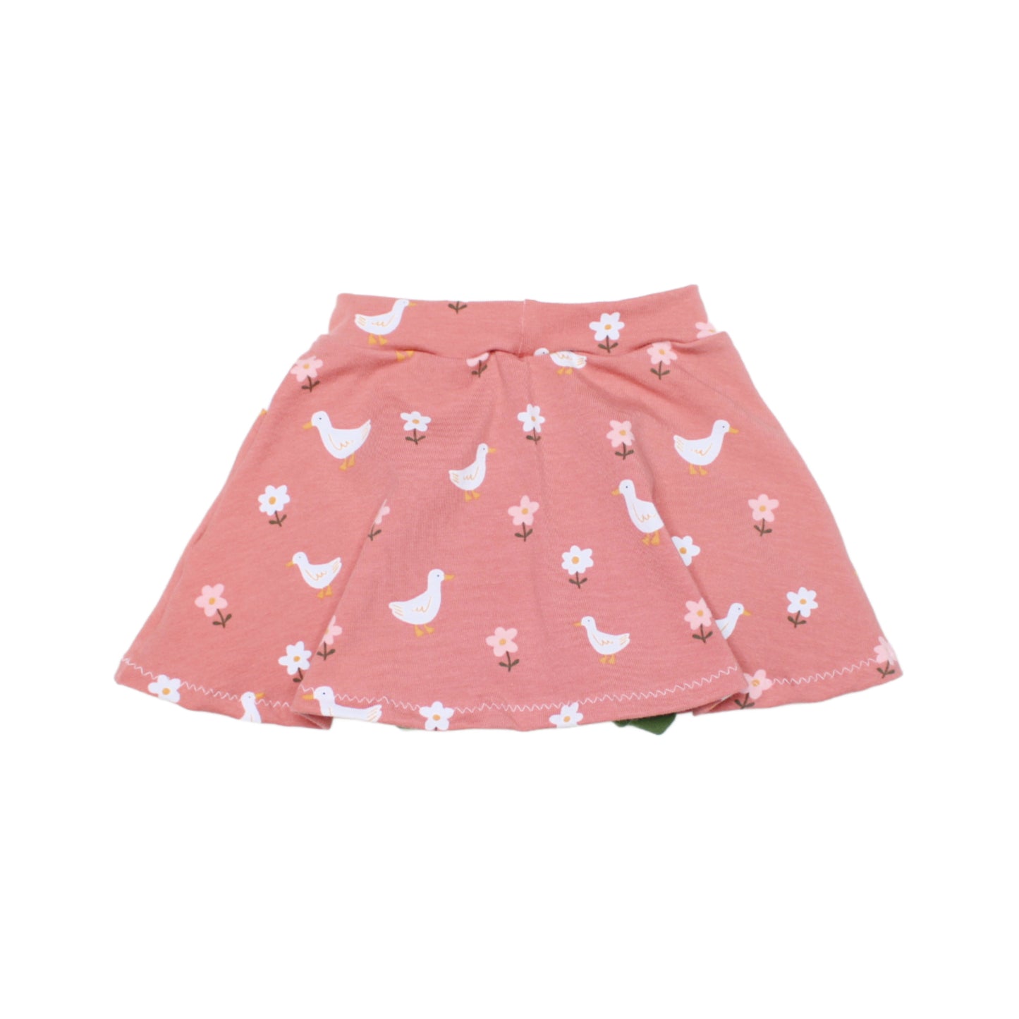 12m Pink Goose Skirted Bummies, Ready to Ship