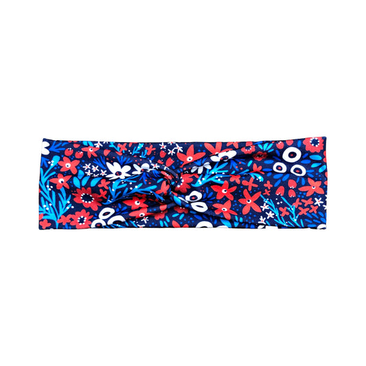 Patriotic Floral Headband