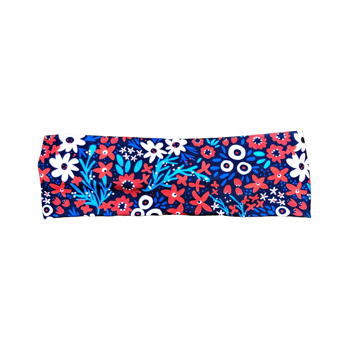 Patriotic Floral Headband