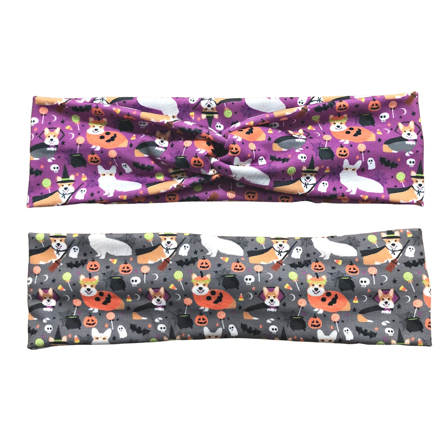 Halloween Corgi Dog Print Headband