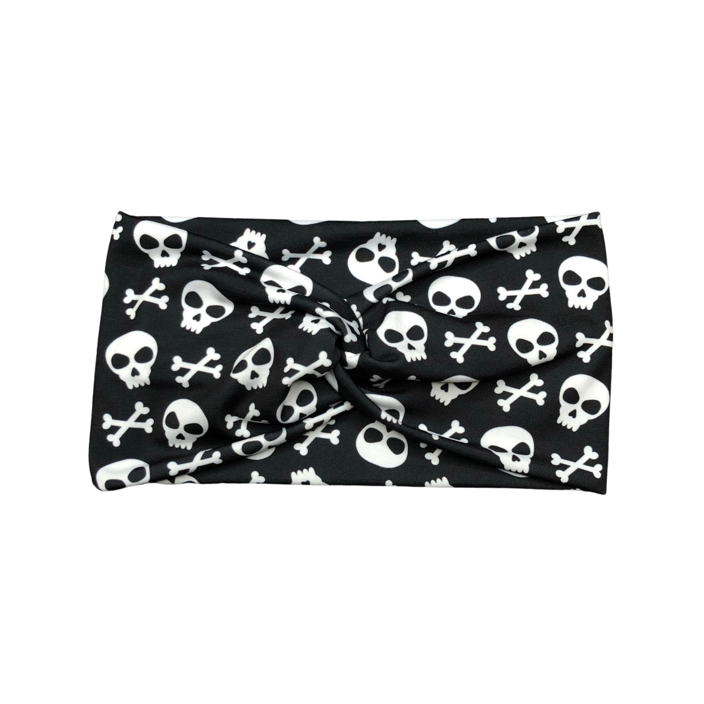 Skull and Crossbones Halloween Headband for Women