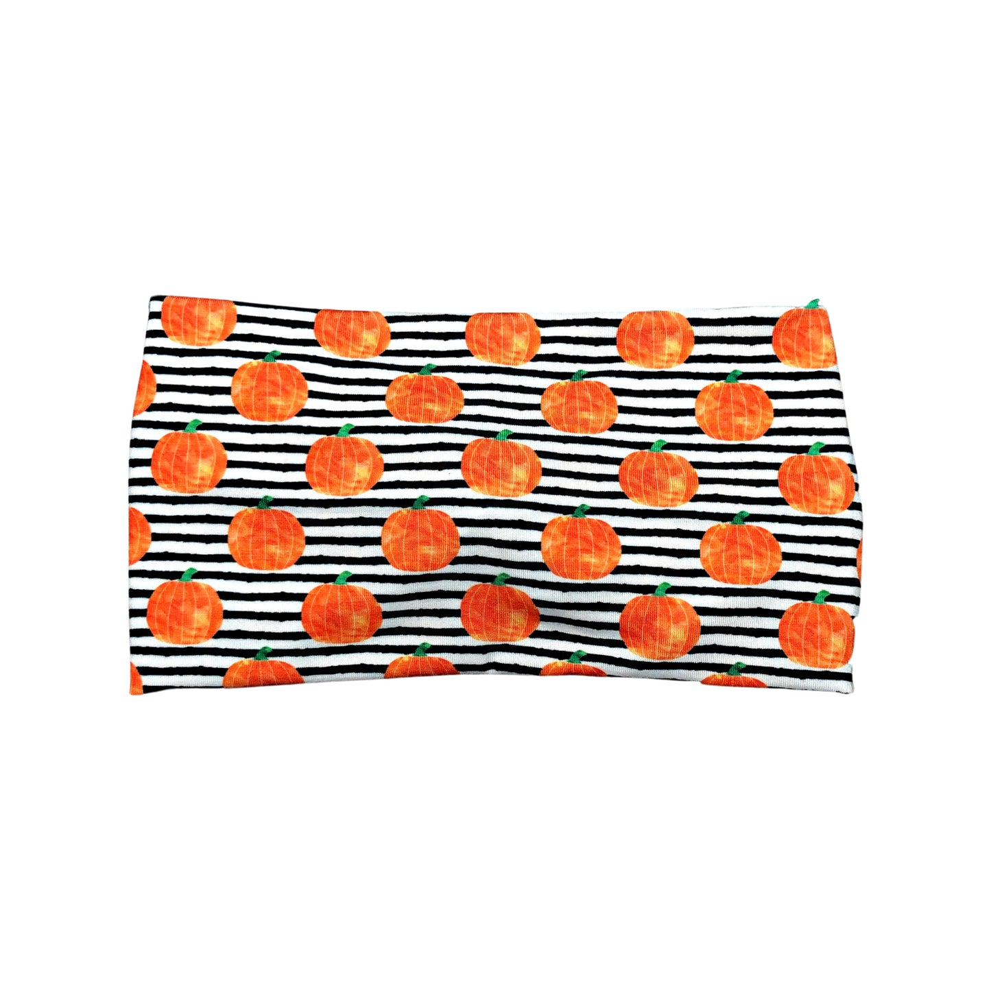 Striped Pumpkin Headband