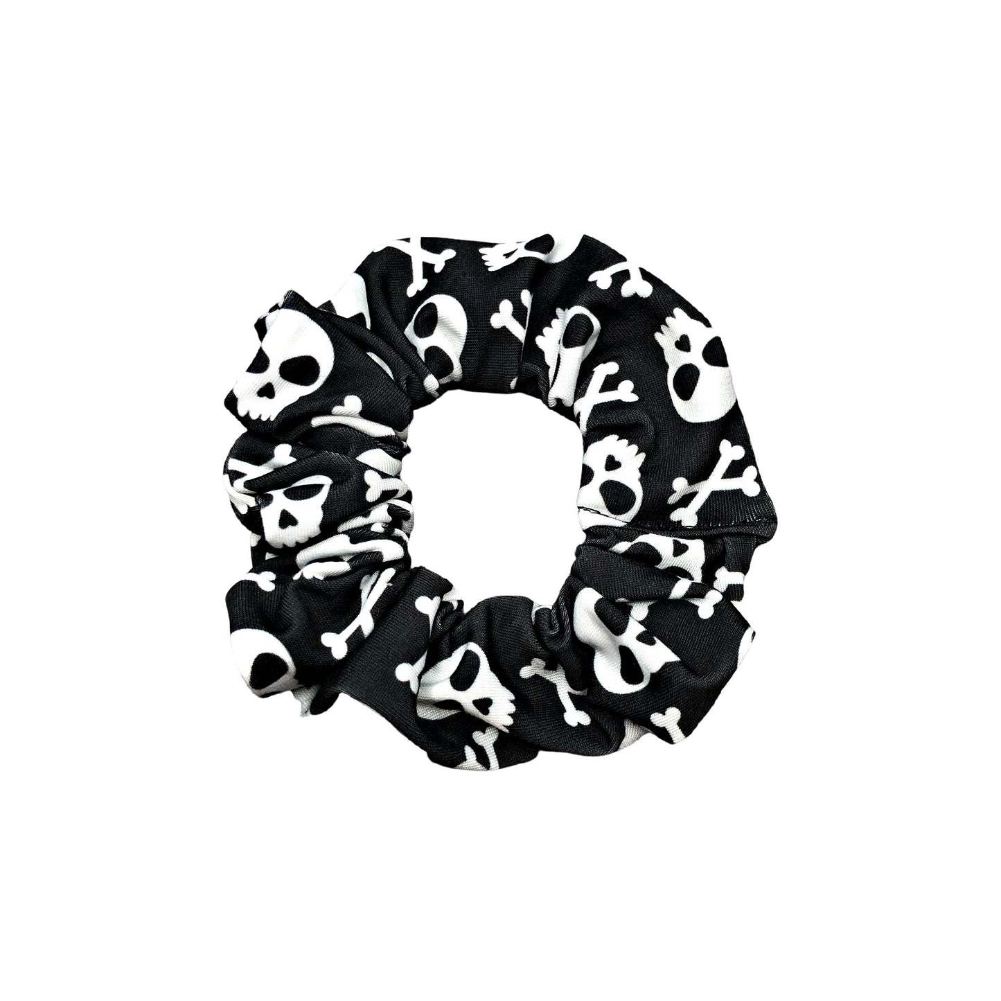 Skulls and Crossbones Scrunchie