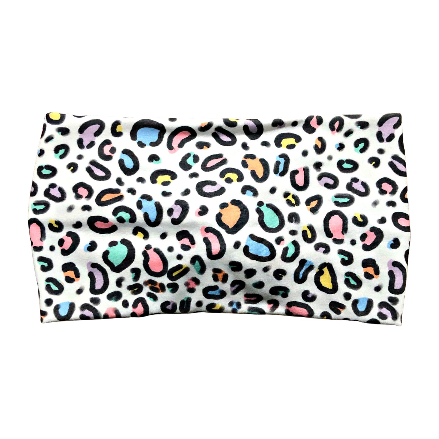 Pastel Leopard Print Fabric Headband