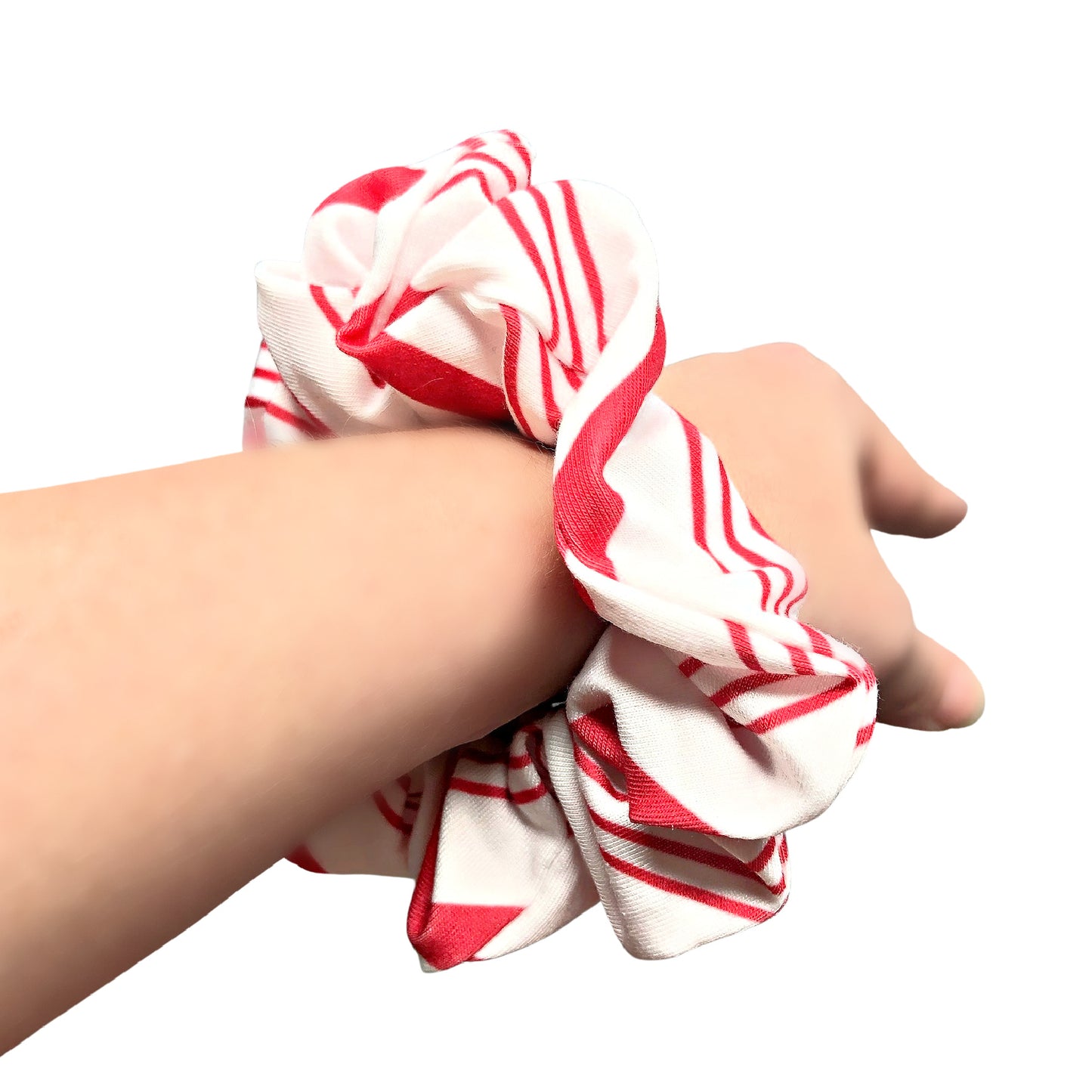 Candy Cane Scrunchies