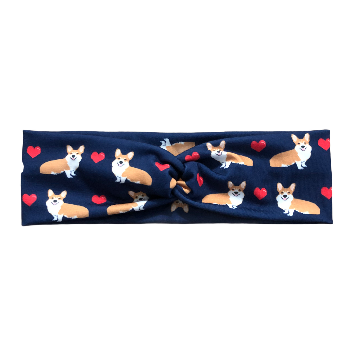 Corgi Dog Print Headbands