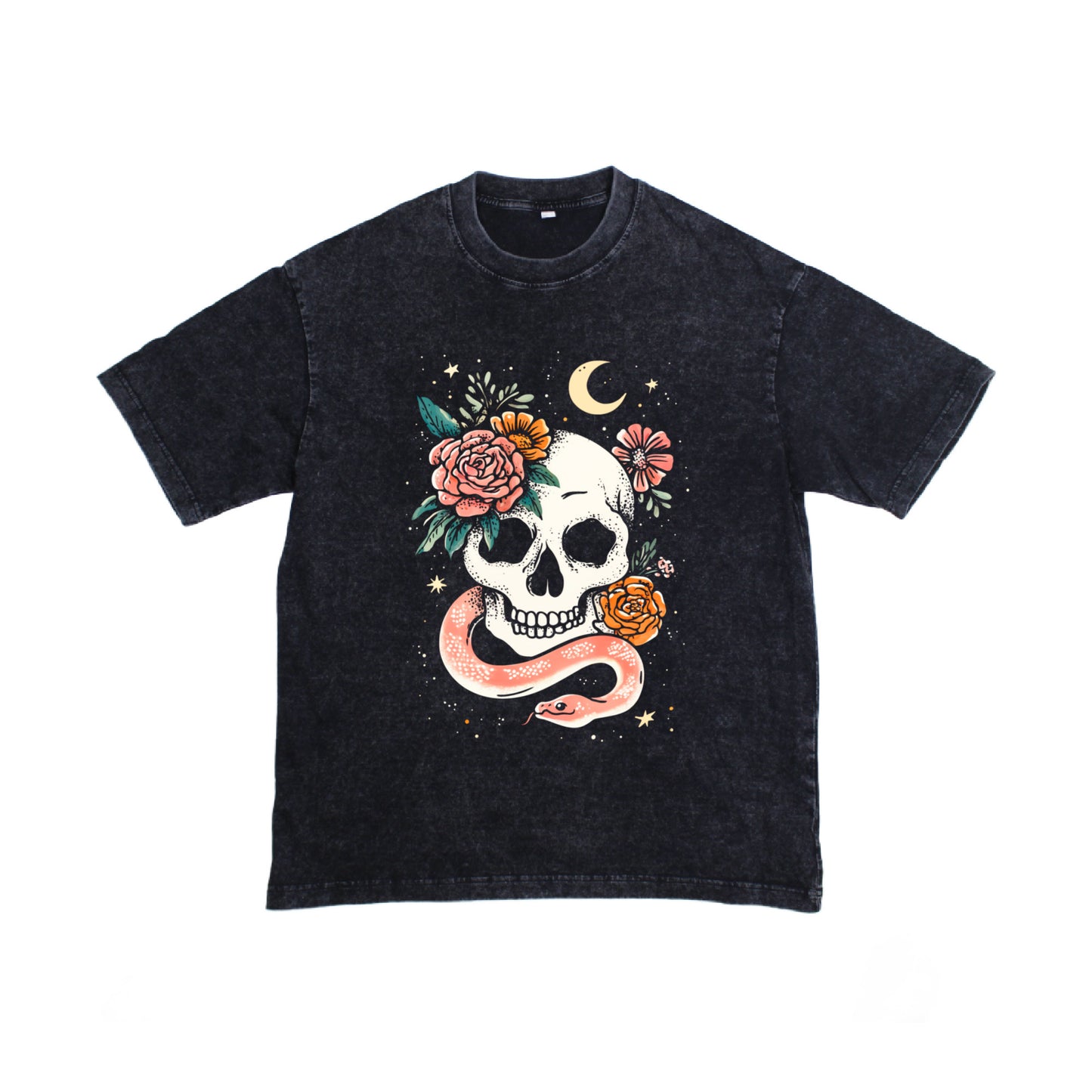 Oversized Snake and Skull Tee, Adult, Made to Order
