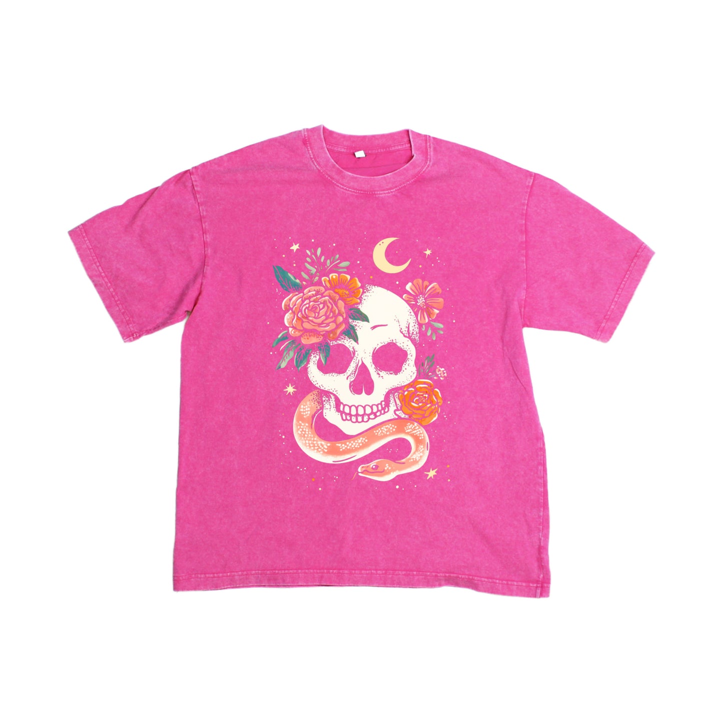 Oversized Snake and Skull Tee, Adult, Made to Order