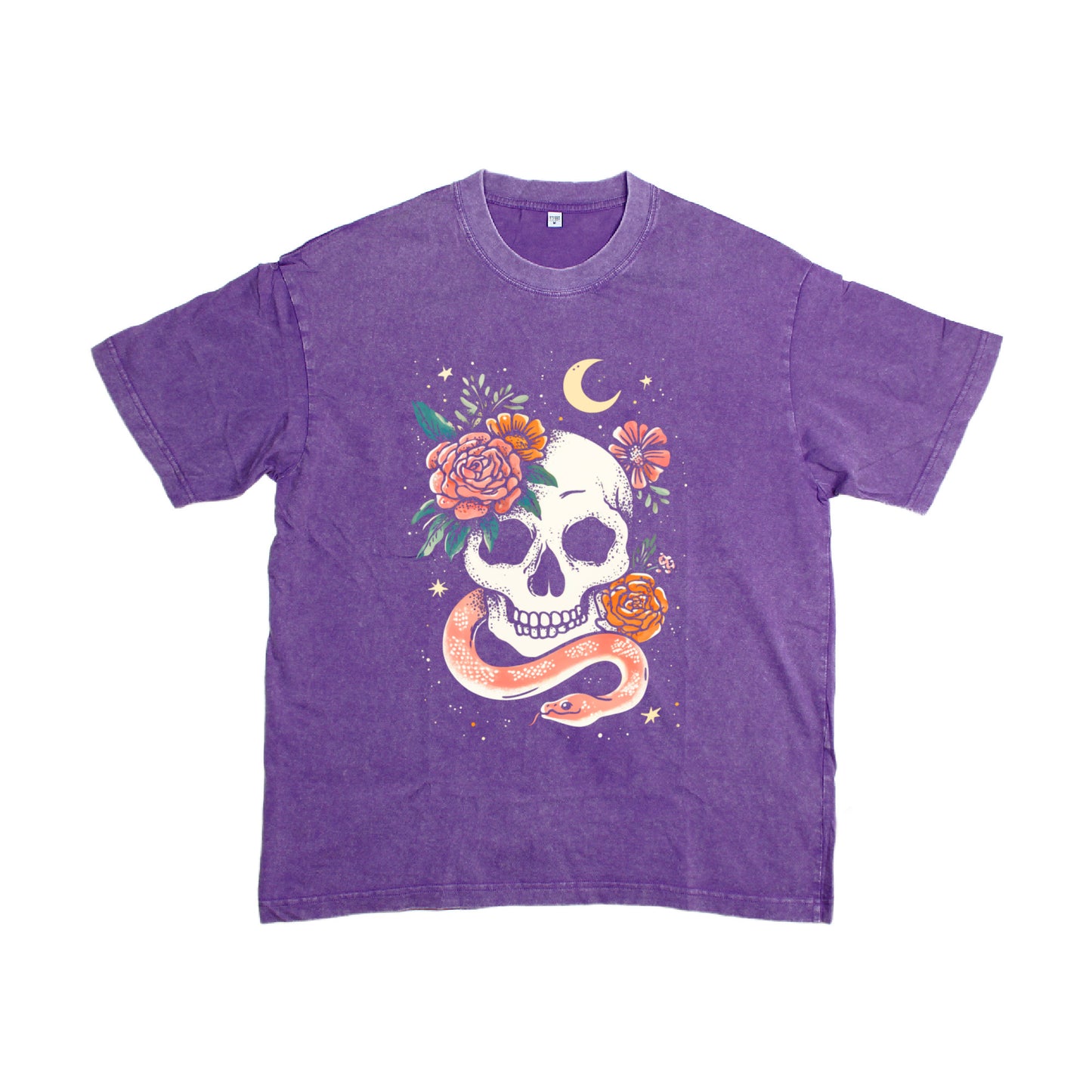 Oversized Snake and Skull Tee, Adult, Made to Order