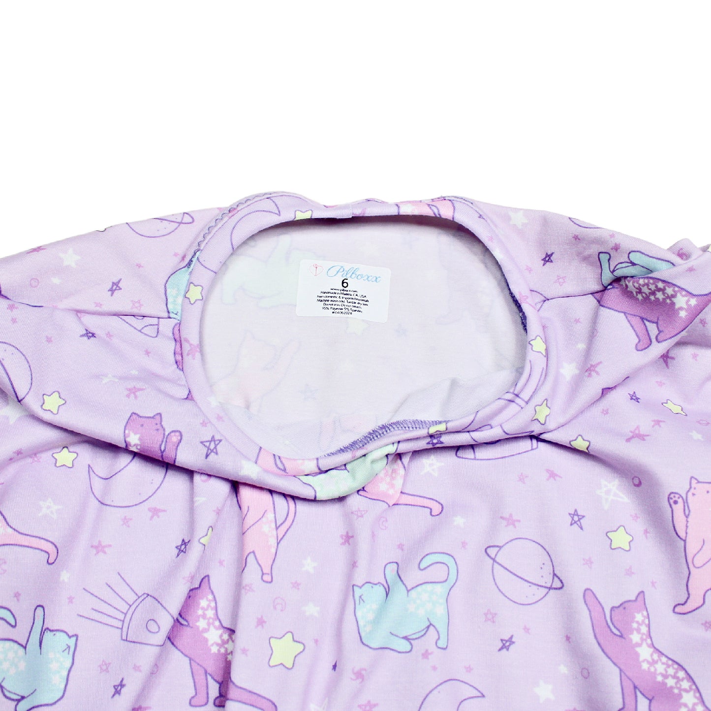 Space Cat Pajama Set, Ready to Ship