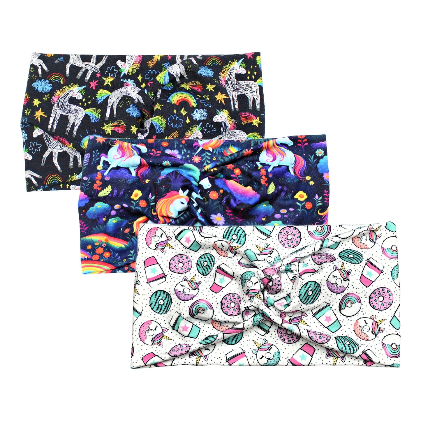 Wide Unicorn Headbands