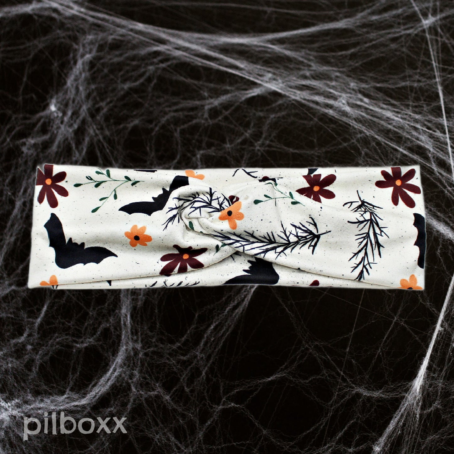 Sandy Floral Bat Headband