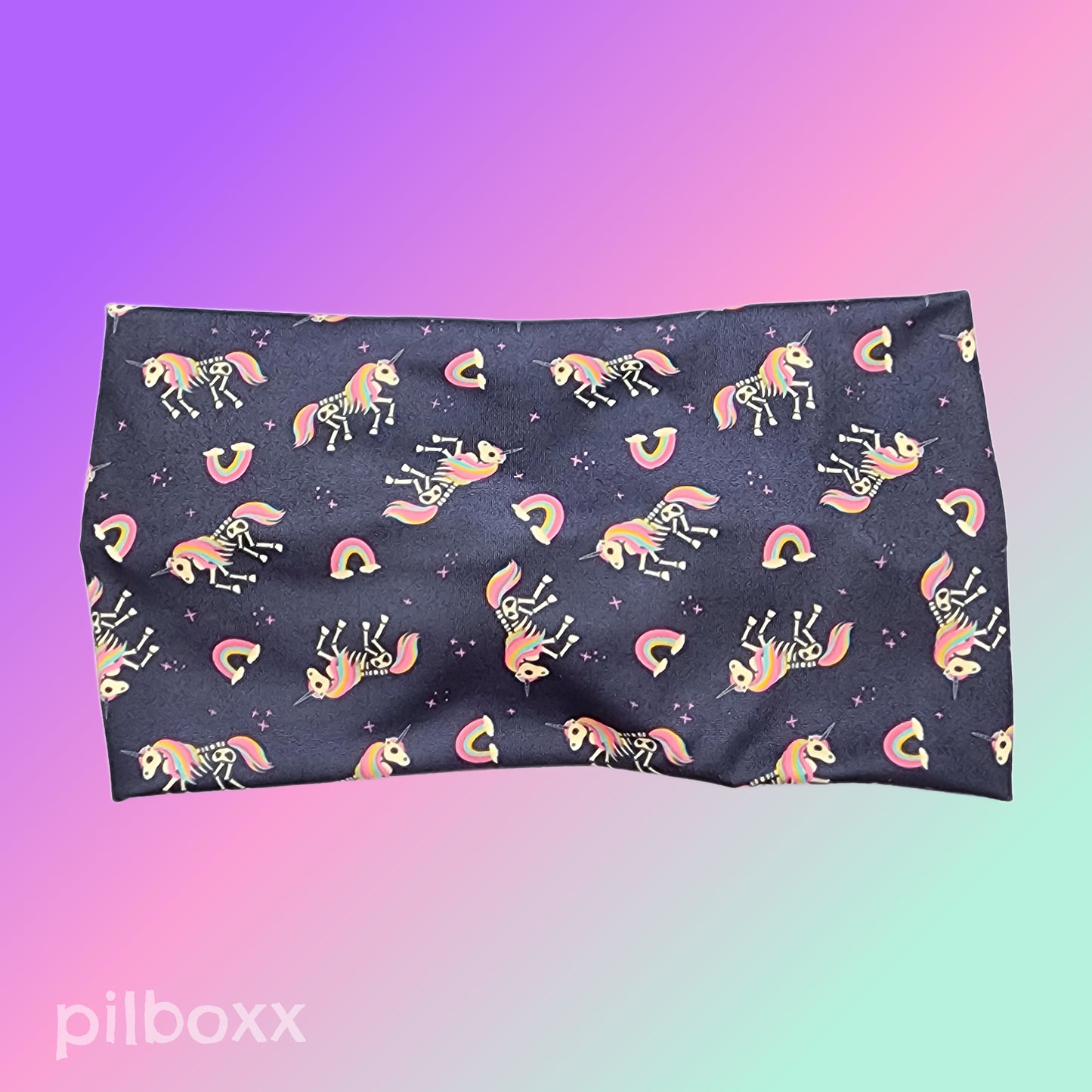 Rainbow Unicorn Skeleton Headband