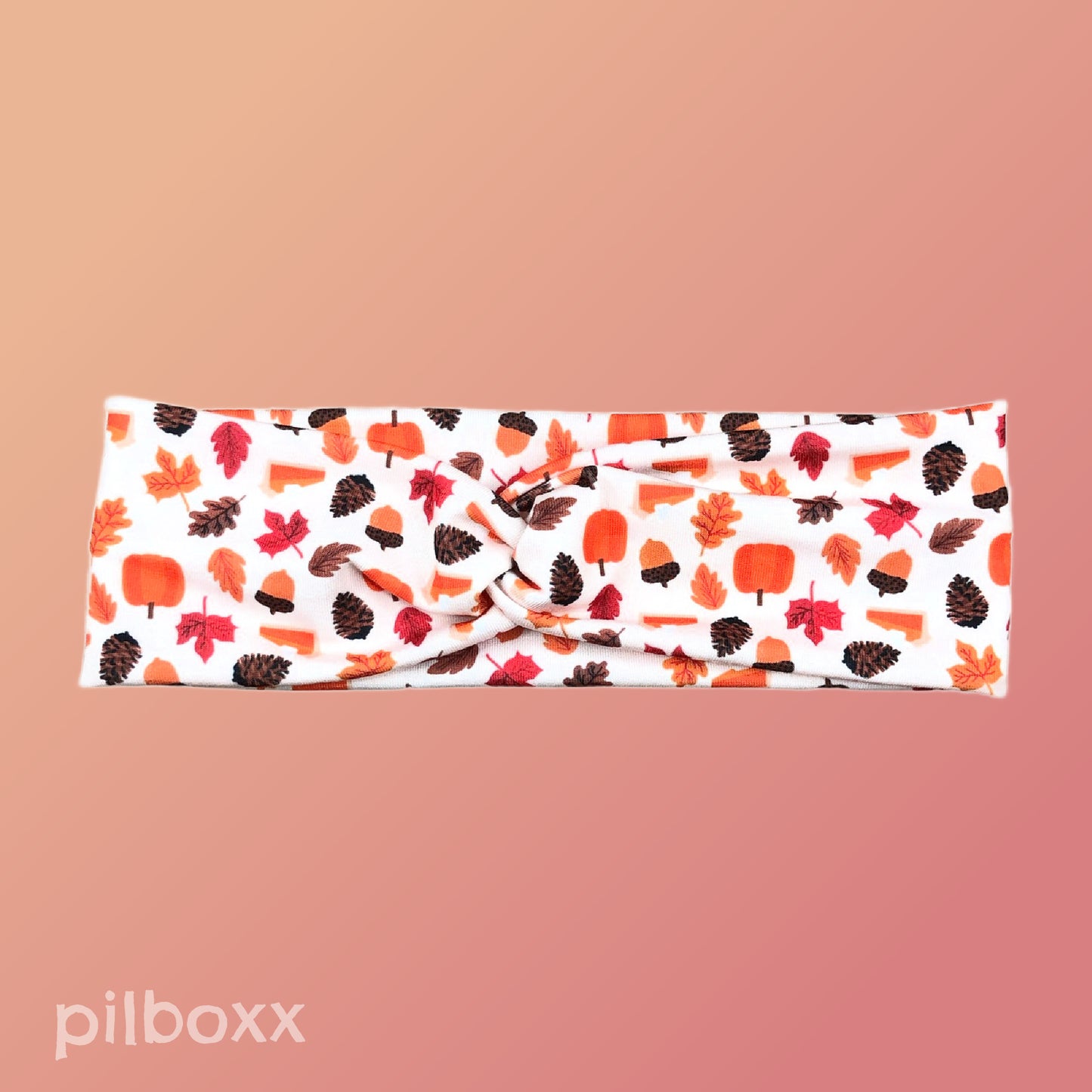 Fall Leaves and Pumpkin Pie Headband