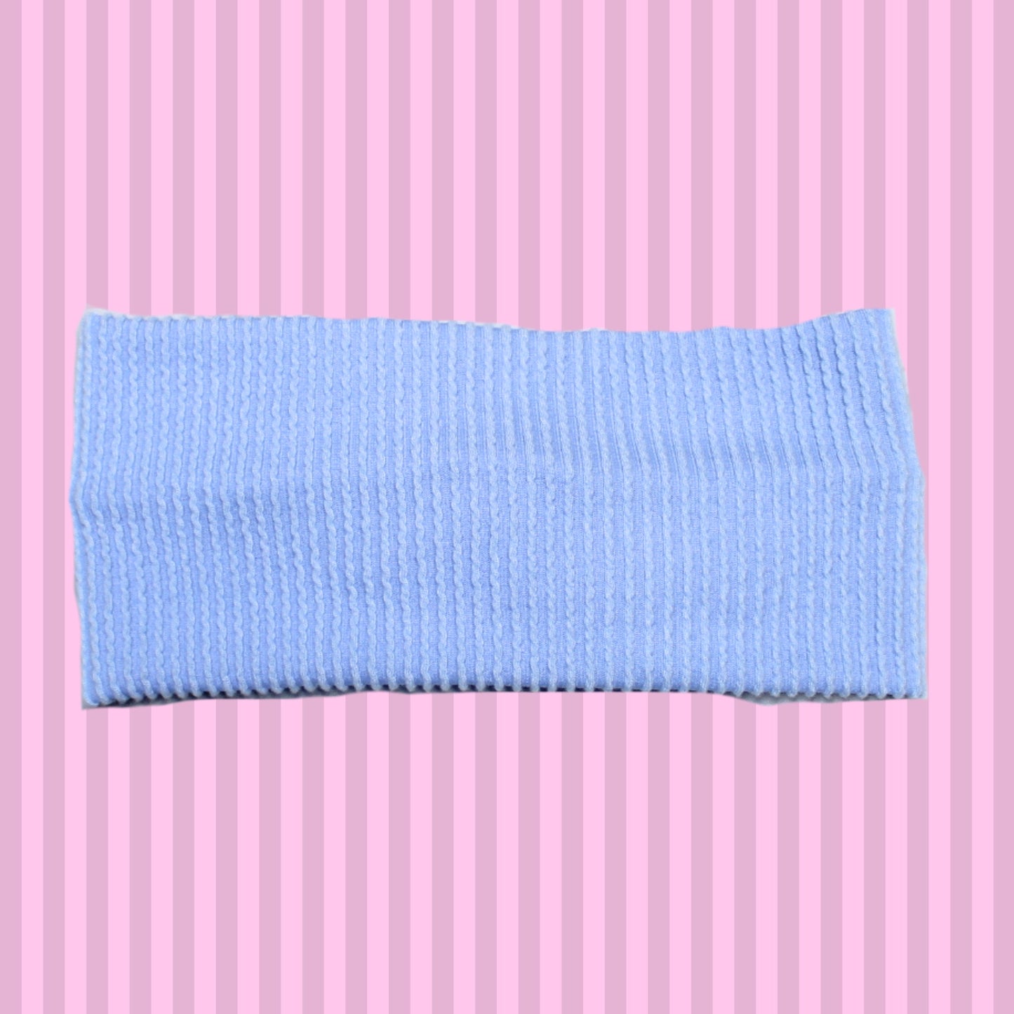 Light Blue Rib Headband