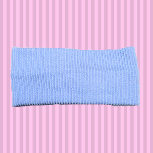 Light Blue Rib Headband