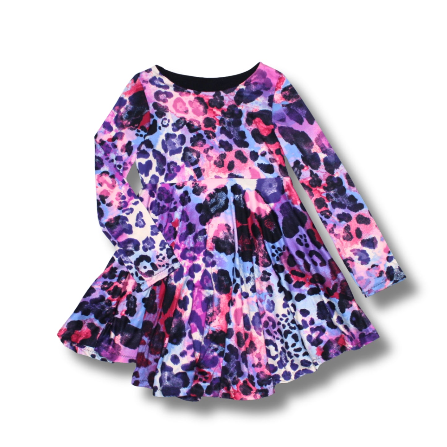 Girl's Leopard Print Dress