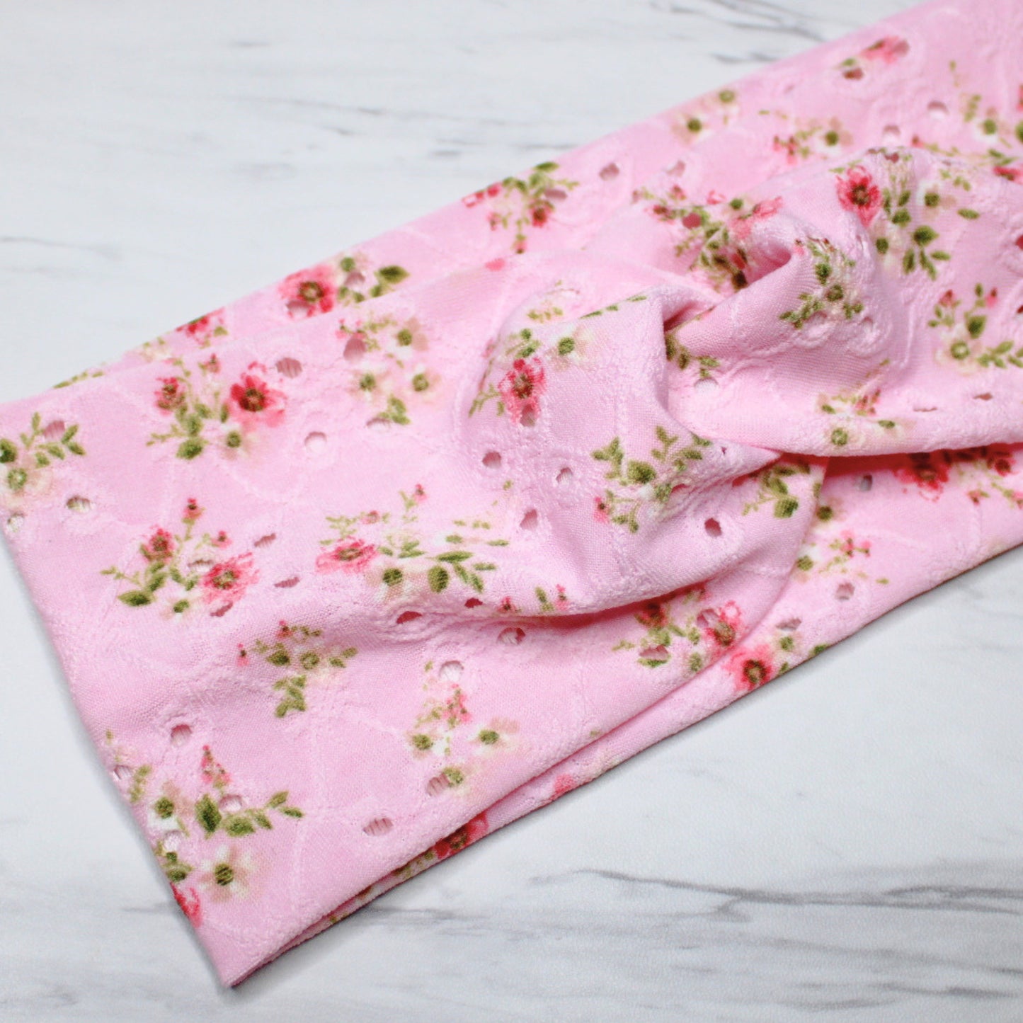 Lacy Eyelet Floral Headbands