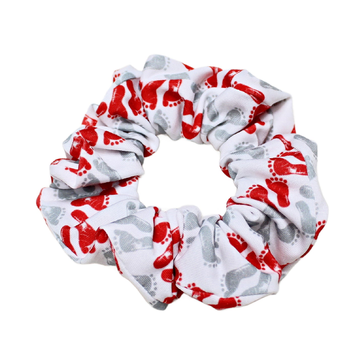 Baby Footprint Scrunchies