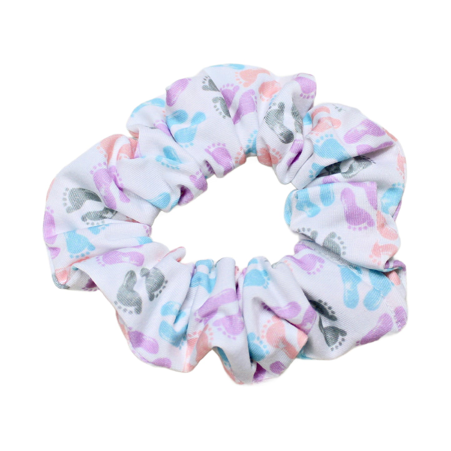 Baby Footprint Scrunchies