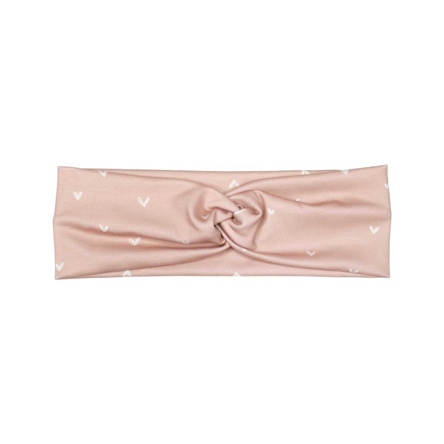 Doodle Hearts Headband, Black, Red, Nude