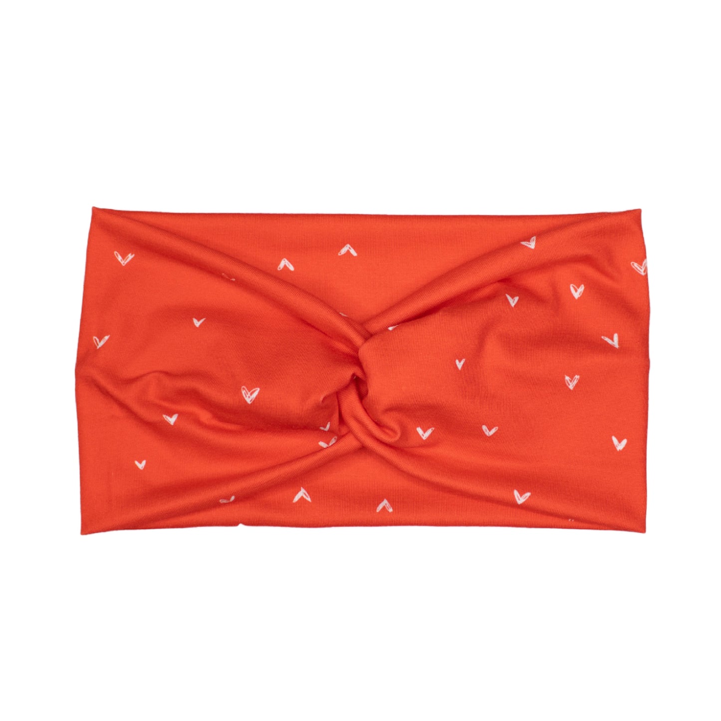 Wide Doodle Hearts Headband