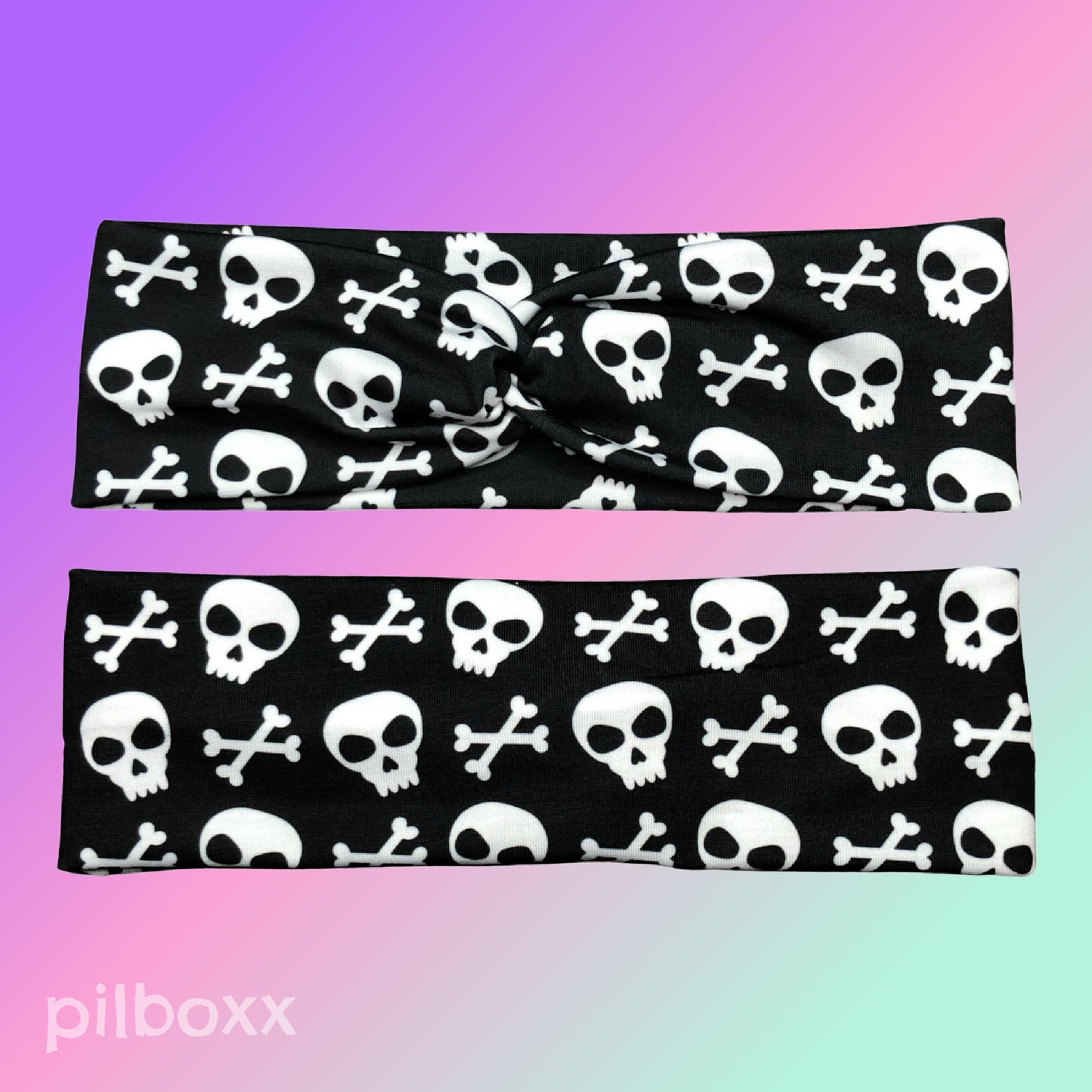 Skulls and Crossbones Scrunchie