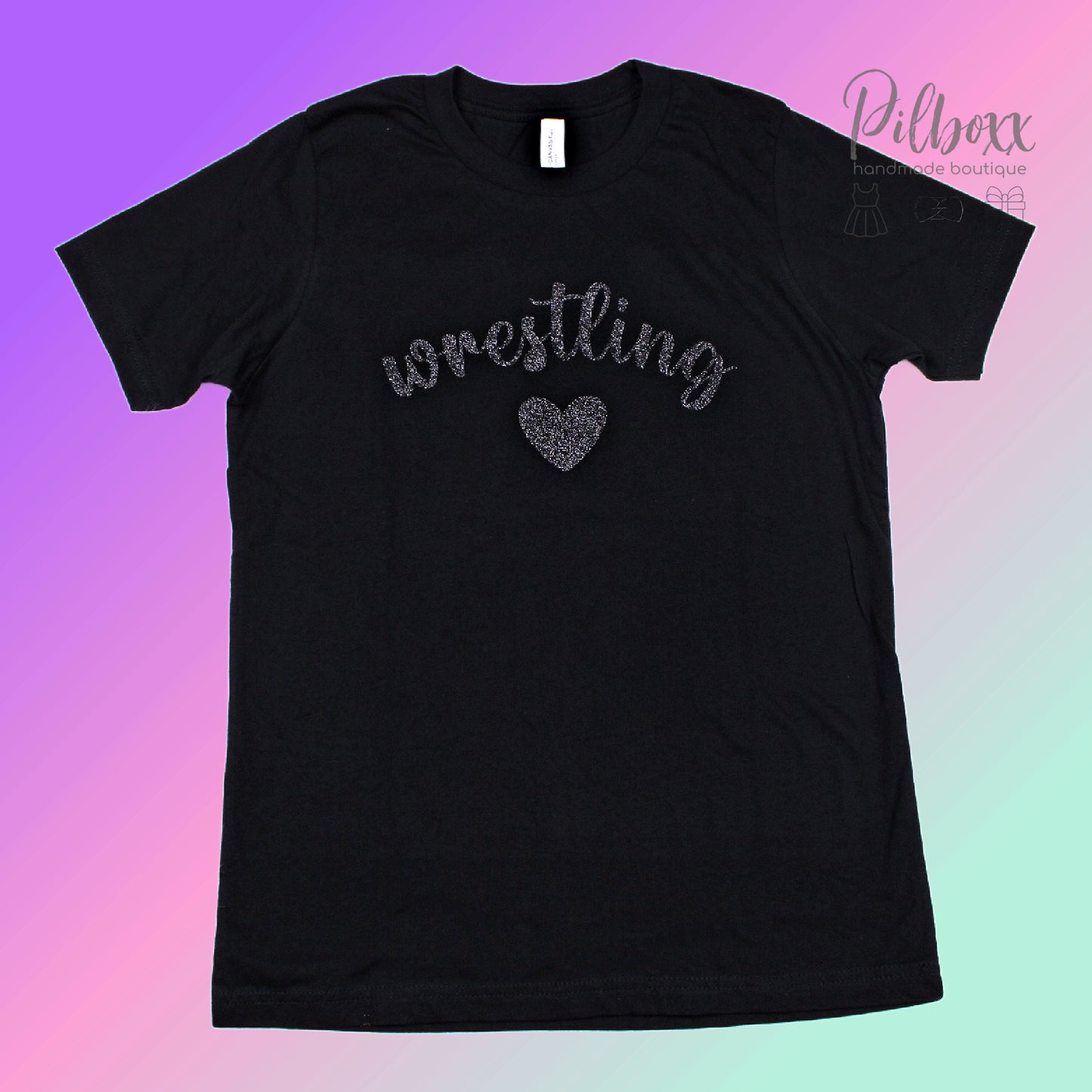 Custom Wrestling Glitter T-shirt