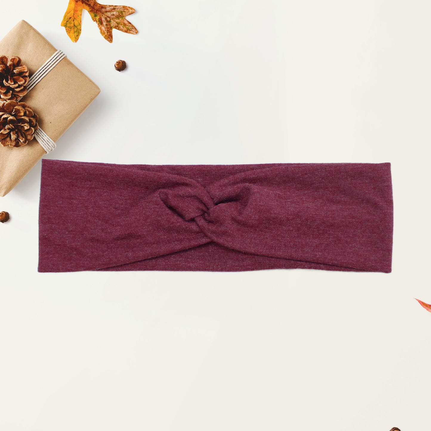 Heather Maroon Headband