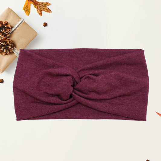 Heather Maroon Headband