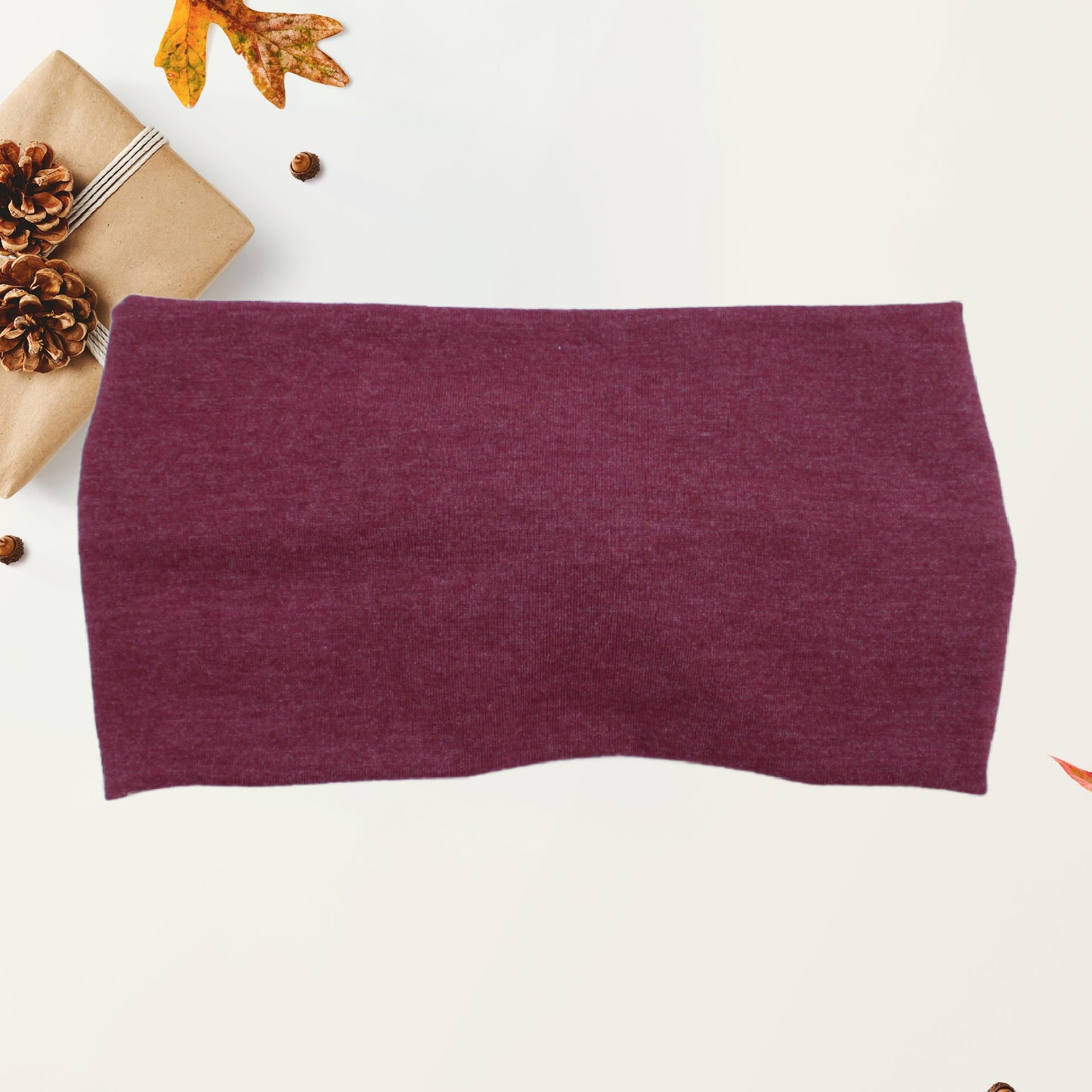 Heather Maroon Headband
