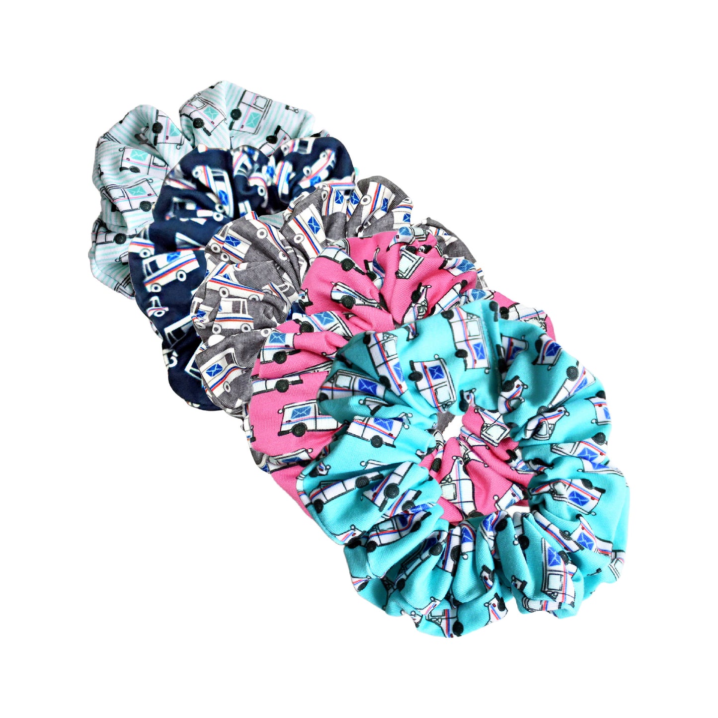 Mail Truck Scrunchie