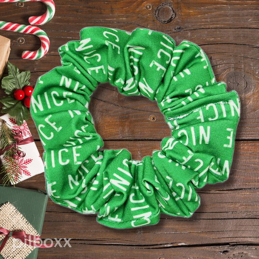 Naughty and Nice Scrunchies
