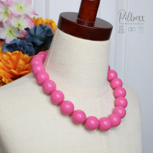 Pink Beaded Necklace