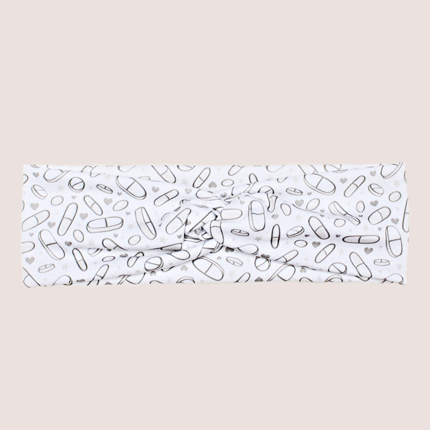 Cute Pastel Pharmacy Pill Print Headband