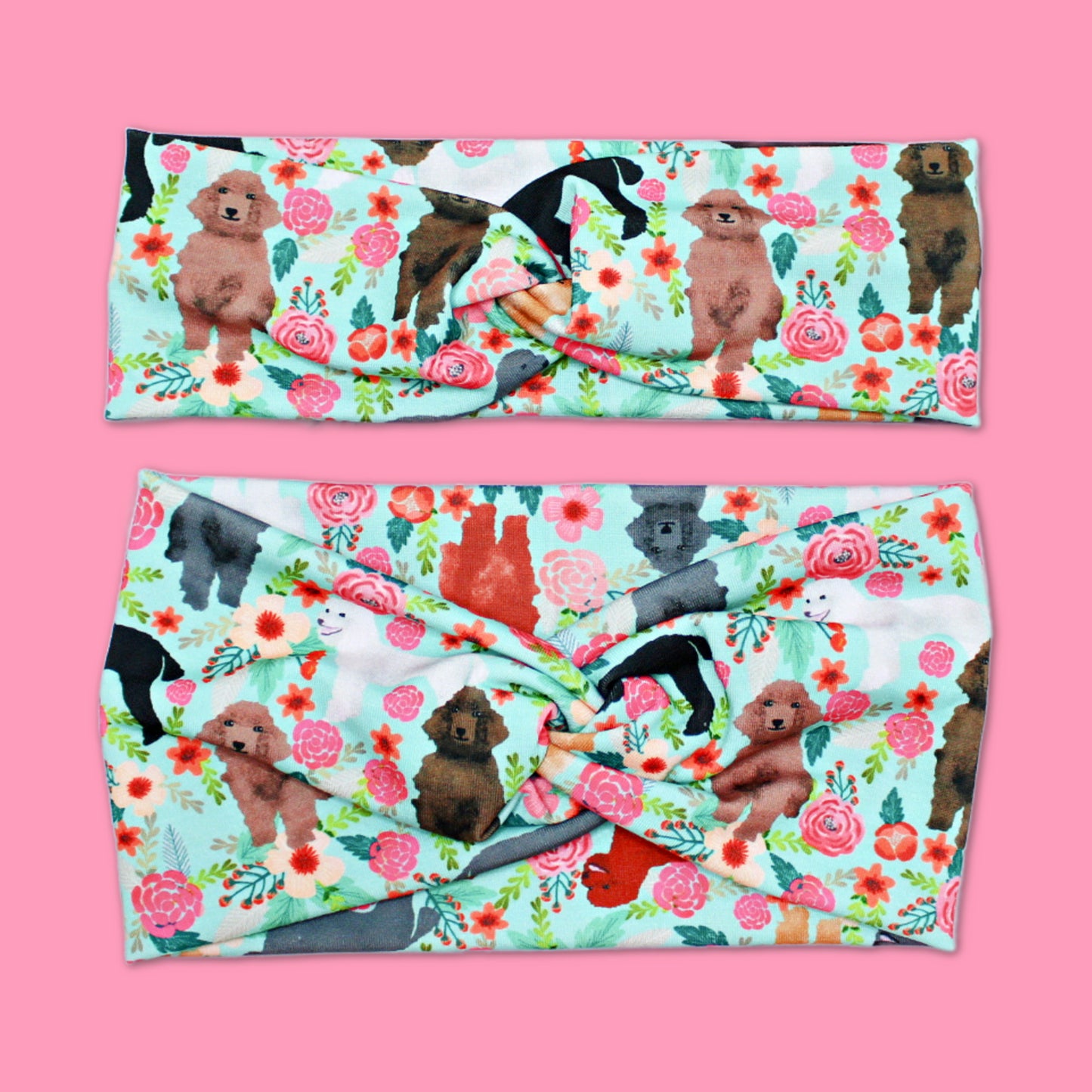 Poodle Dog Print Headband